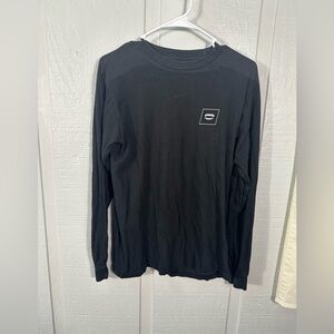 Chomp Black  Shady Places Long Sleeve T Shirt Size Medium EUC